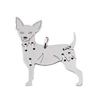 Taku® - Ciondolo Chihuahua, Collana Donna, Idee Regalo per Lei, Anniversario Taku® - Ciondolo Chihuahua, Collana Donna, Idee Regalo per Lei, Anniversario